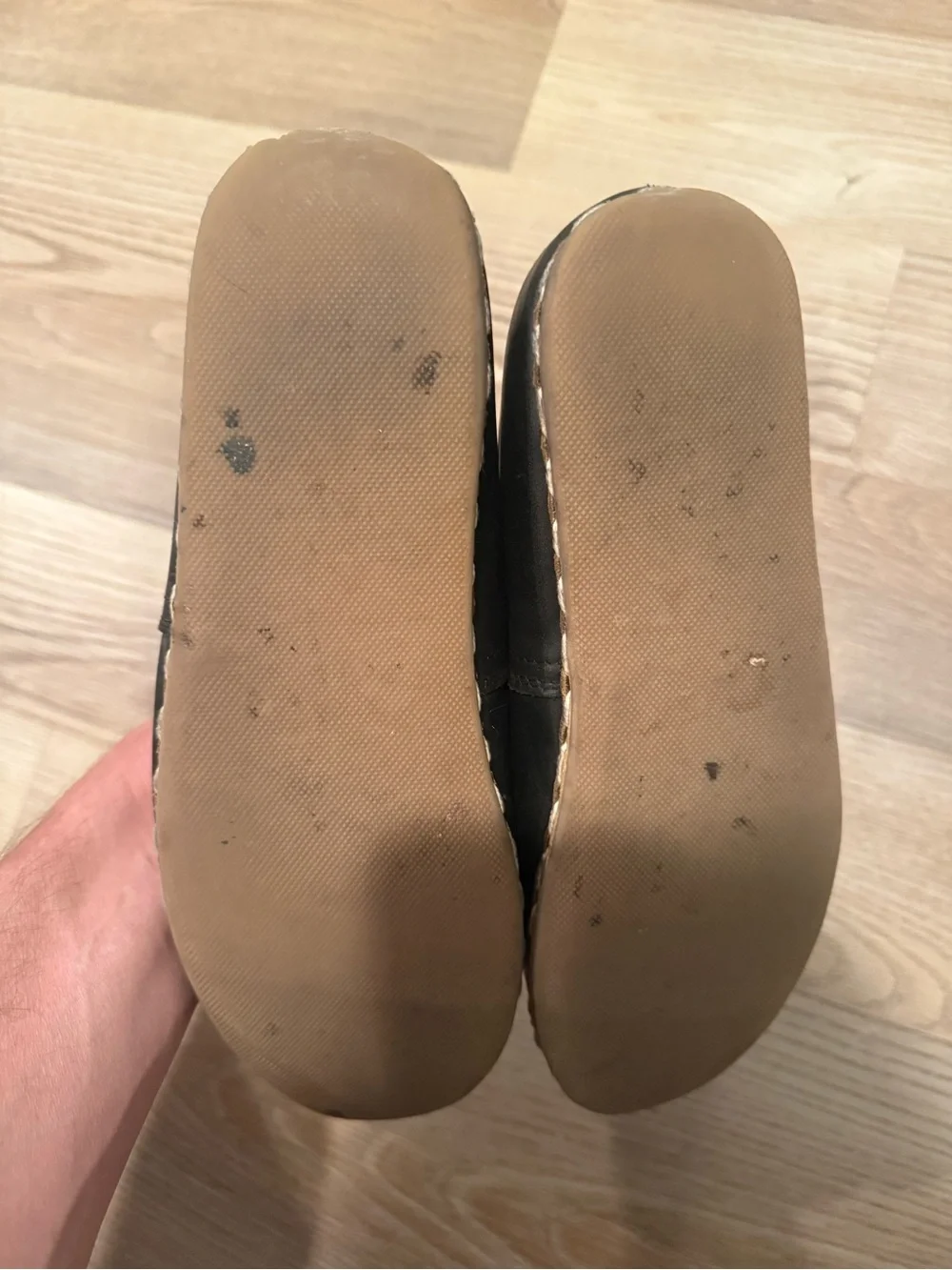Sabah Black Leather Slip-On Loafers for Men